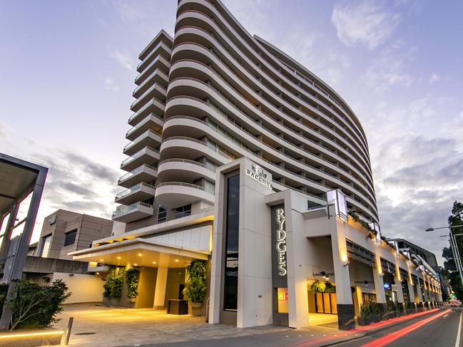 General photograph of Rydges South Bank in Brisbane, which is a coronavirus quarantine hotel, Monday, August 3, 2020 - Picture: Richard Walker