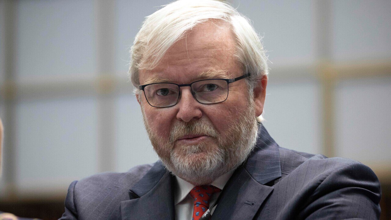 Kevin Rudd will be 'regretting' some of the 'extreme words' he has said about Trump