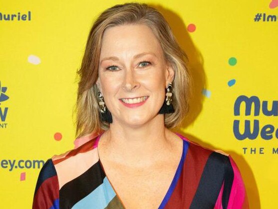 SYDNEY, AUSTRALIA - JULY 04: Leigh Sales attends opening night of Muriel's Wedding The Musical at Lyric Theatre, Star City on July 04, 2019 in Sydney, Australia. (Photo by Rocket Weijers/Getty Images)