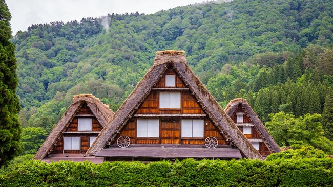 The UNESCO World Heritage-listed mountain village of Gokayama, Japan.