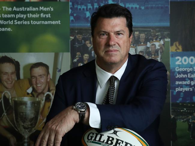 2/11/23: Exclusive interview with under pressure Rugby Australia chief Hamish McLennan. John Feder/The Australian.