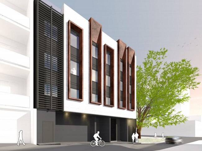 Artists impression of the student accommodation proposed for Kingsford. Picture: Meccone