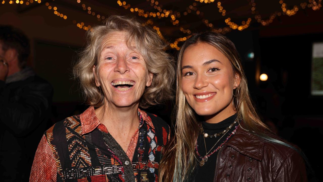 Anja Light and Pacha Luque Light at the Save the Waves Film Festival at Tom Atkin Hall for Gold Coast at Large. Picture, Portia Large.