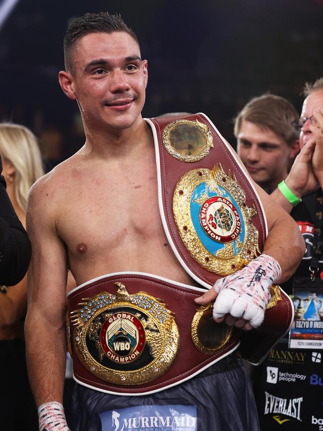 Tim Tszyu is set to make his US debut. (Photo by Mark Kolbe/Getty Images)