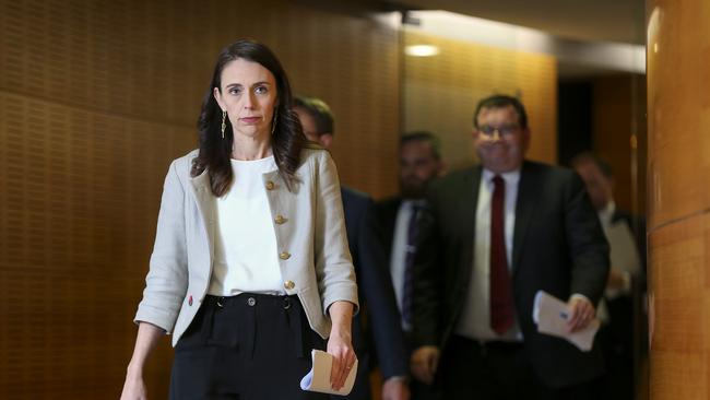 New Zealand Prime Minister Jacinda Ardern, announcing plans to maintain New Zealand's current COVID-19 restrictions for another 12 days following the discovery of a new coronavirus cluster in Auckland.