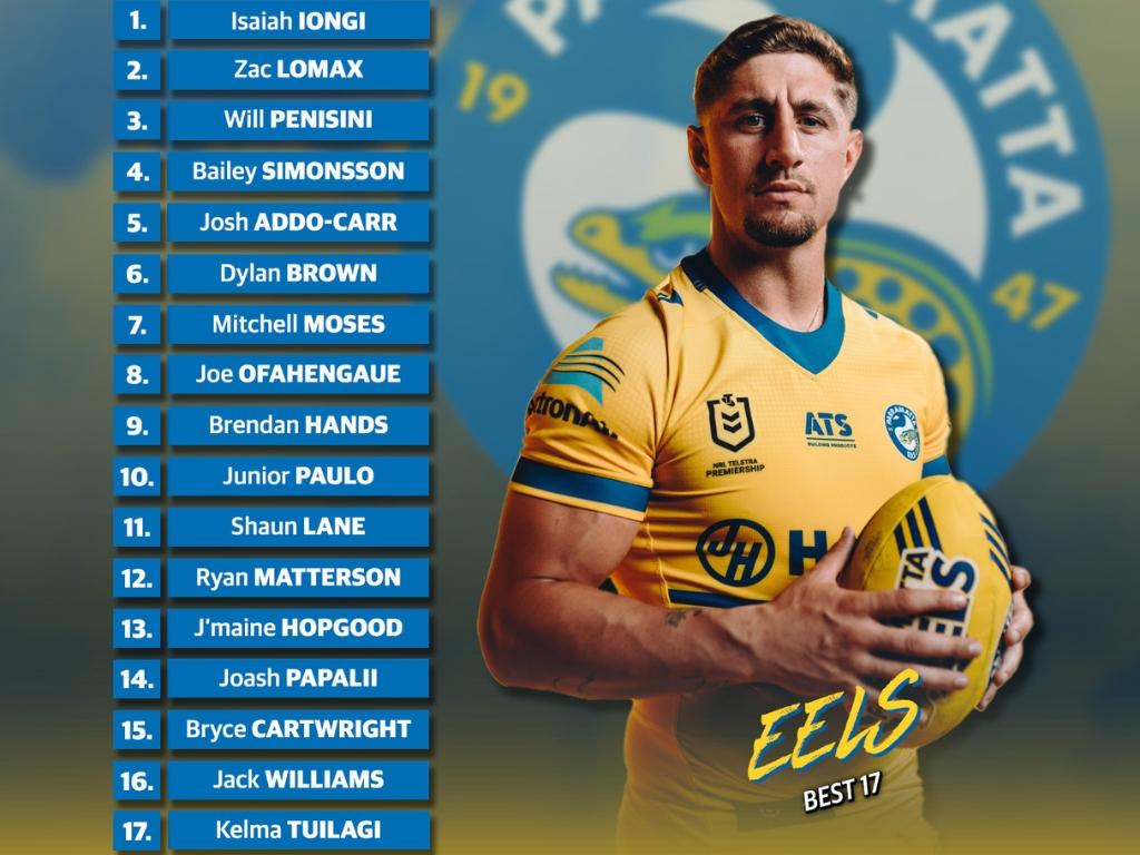 Eels’ best 17 in 2025.