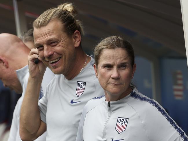 Tony Gustavsson at the 2019 FIFA Women’s World Cup as an assistant to USA coach Jill Ellis. Picture: Jean Catuffe/Getty Images