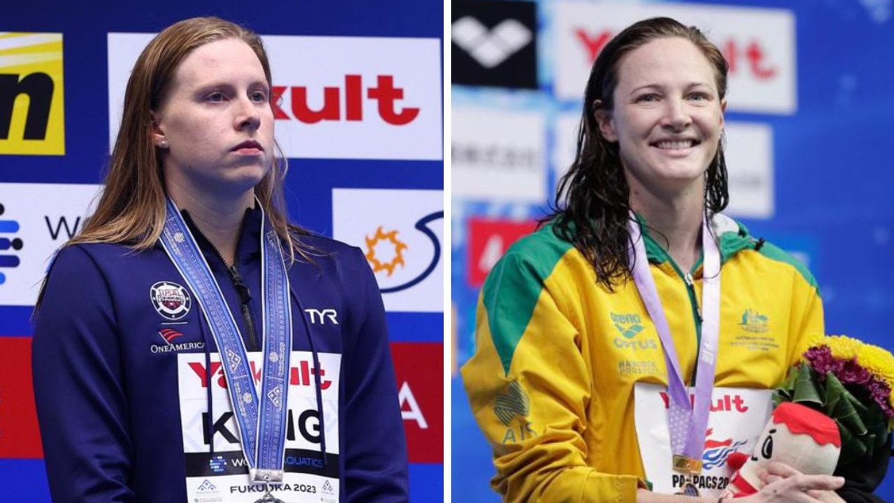 Lilly King and Cate Campbell.