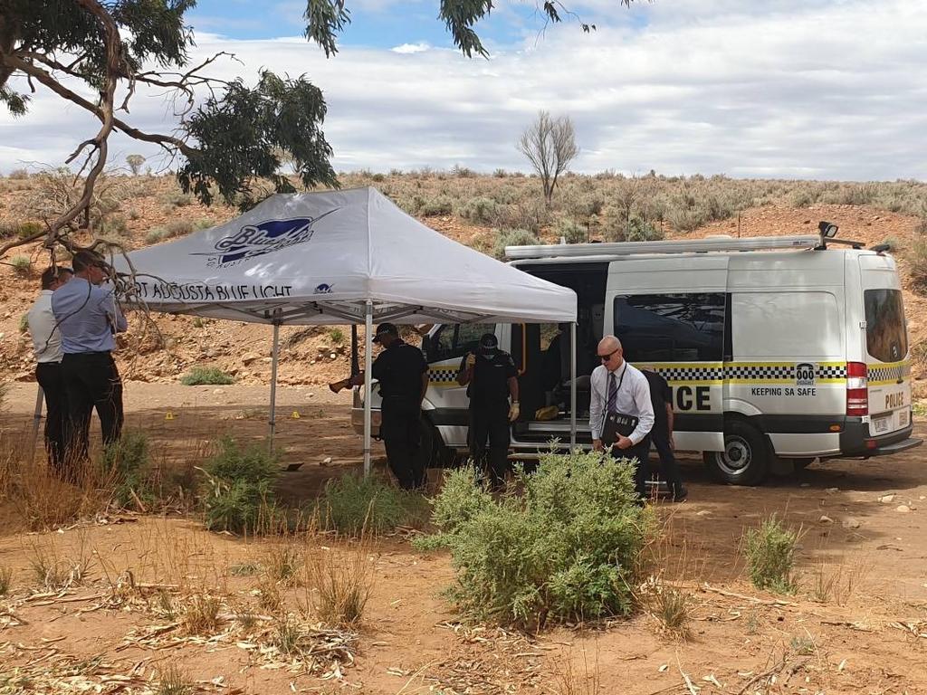 Police said a man known to the victim showed officers where the gravesite was. Picture: SA Police