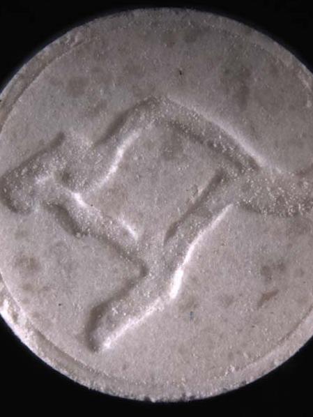 Many of the tablets were stamped with a kangaroo logo.