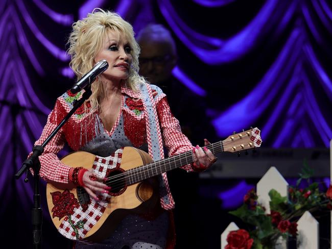 Dolly Parton performs on March 18, 2022 in Austin, Texas. (Photo by Michael Loccisano/Getty Images for SXSW)