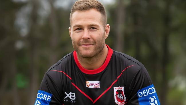 Trent Merrin is loving the high intensity of the NRL. Picture: Justin Lloyd