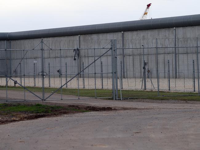 Inside the walls of Port Phillip Prison.