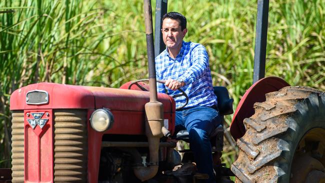 David Crisafulli is the current leader of the Opposition in Queensland, holding office as the leader of the Liberal National Party since November 2020. Pictured here on his parents cane property at Lannercost, just inland from Ingham, North Qld. Picture: Scott Radford Chisholm