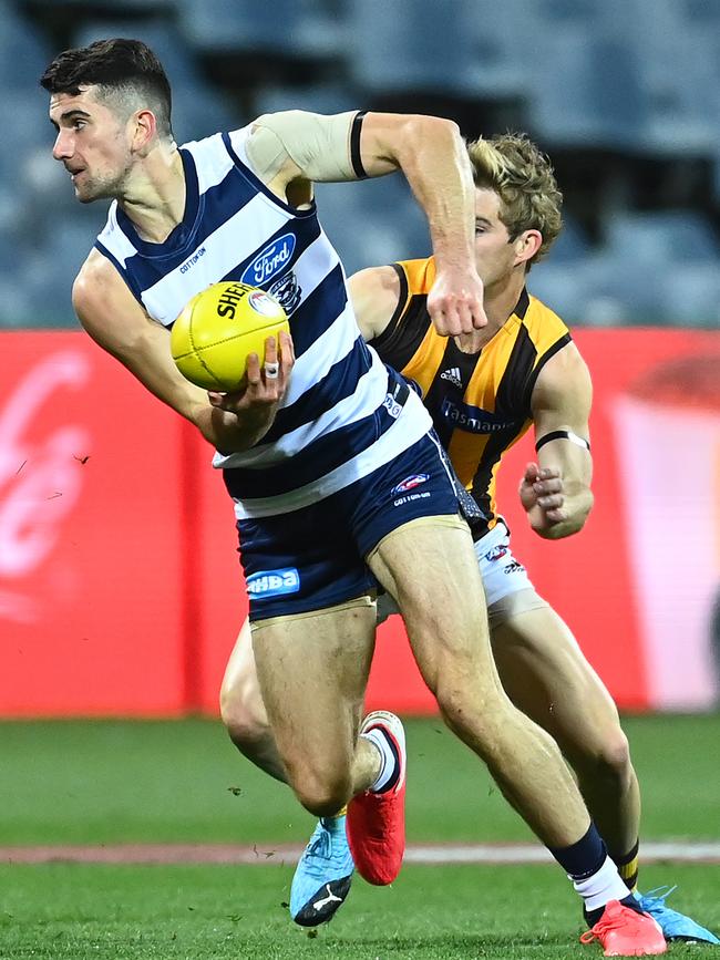 The Cats watched YouTube videos of Mark O’Connor before drafting him. Picture: Getty Images