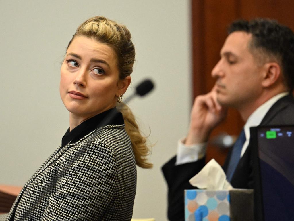 US actress Amber Heard’s legal team rested its case in the County Circuit Courthouse in Fairfax, Virginia, on May 24, 2022. Picture: Jim Watson / AFP.