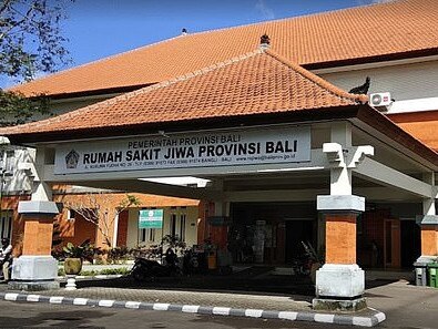 The Bangli Mental Hospital where the Australian tourist was taken for treatment. Picture: Supplied