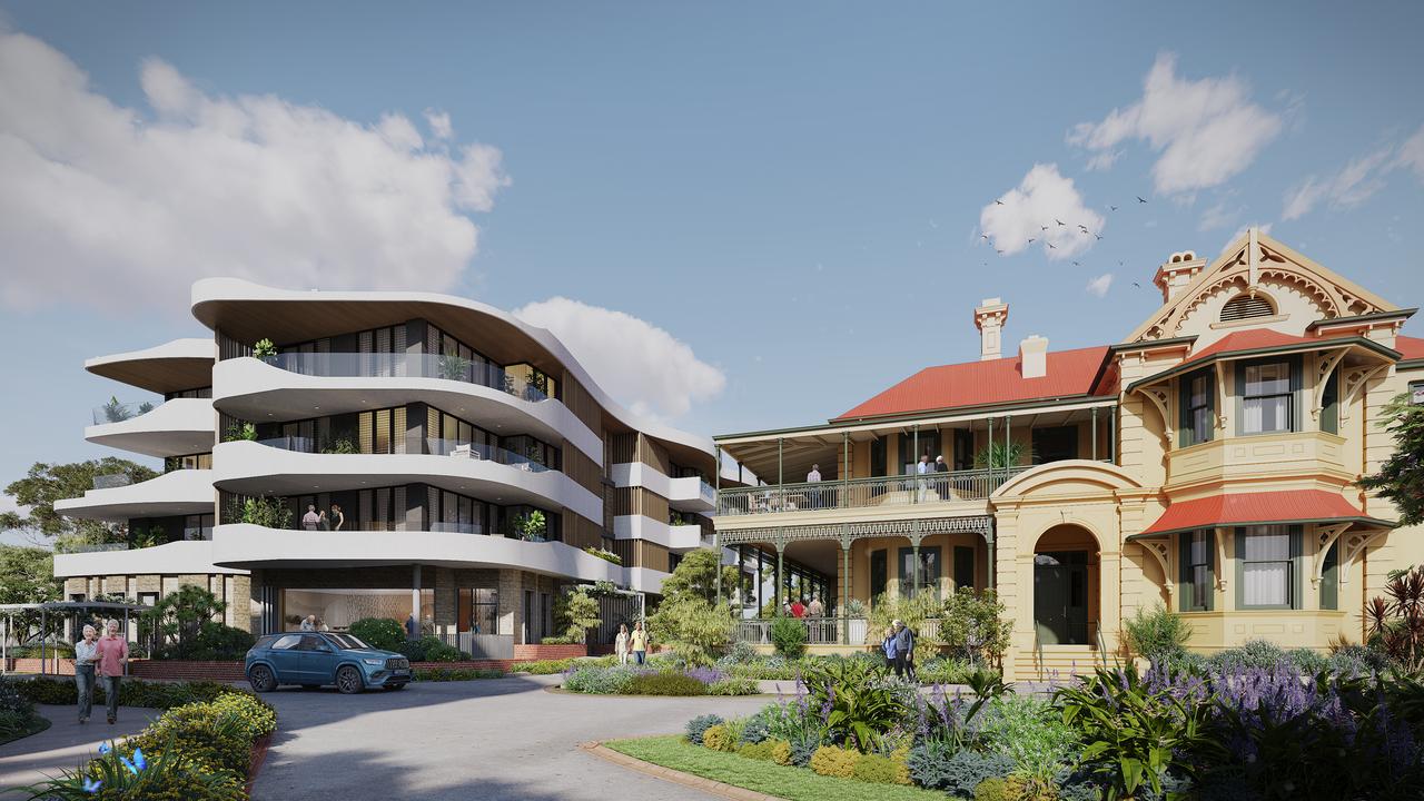 An artist's impression of RetireAustralia's redevelopment of the 2.48ha site at 19 Bell Tce in Graceville.