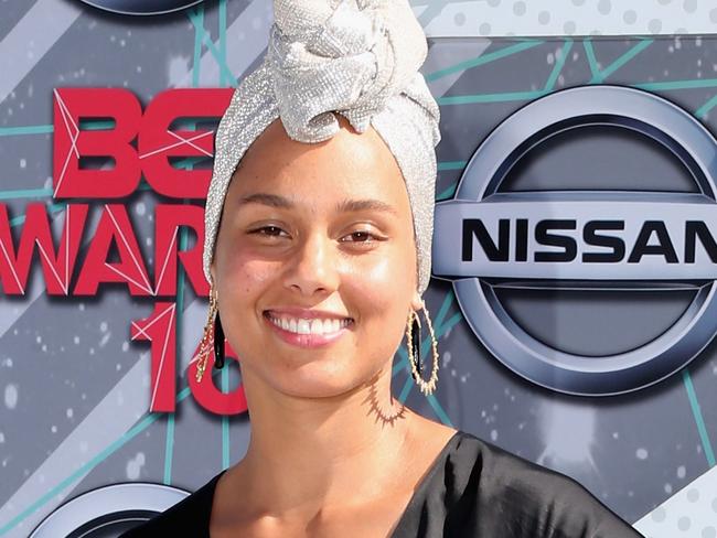 LOS ANGELES, CA - JUNE 26: Singer Alicia Keys attends the 2016 BET Awards at the Microsoft Theater on June 26, 2016 in Los Angeles, California. Frederick M. Brown/Getty Images/AFP == FOR NEWSPAPERS, INTERNET, TELCOS & TELEVISION USE ONLY ==