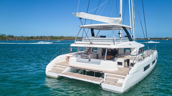 Lagoon catamarans shows a luxury catamaran, The Lagoon sixty 5. Picture: supplied.