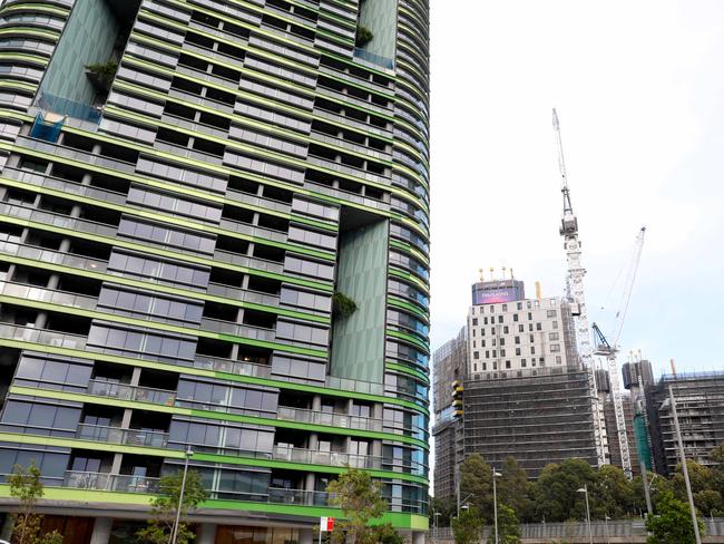 The building inquiry will also look into the Opal Tower debacle at Sydney Olympic Park. Picture: AAP/Angelo Velardo