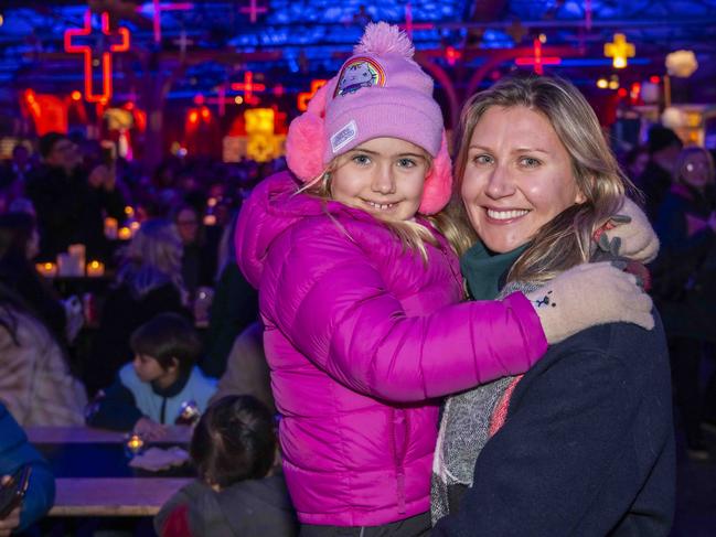 Zosia and Agata Darlak-Hamilton at Winter Feast 2025 in Hobart. Picture: Caroline Tan