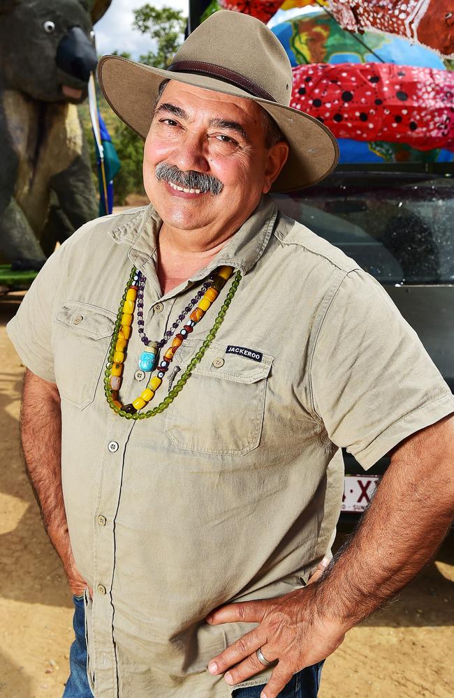 Dr Farvardin Daliri was the executive director of the Townsville Cultural Fest. He was photographed when beginning preparations for the event. Picture: Shae Beplate.