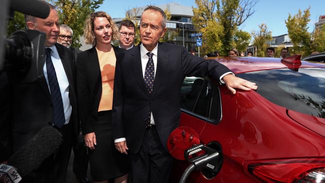 Labor launches its climate policy in Canberra. Picture: Kym Smith