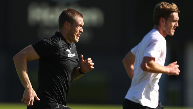 Tom McDonald trains with brother Oscar this week. Picture: Getty Images