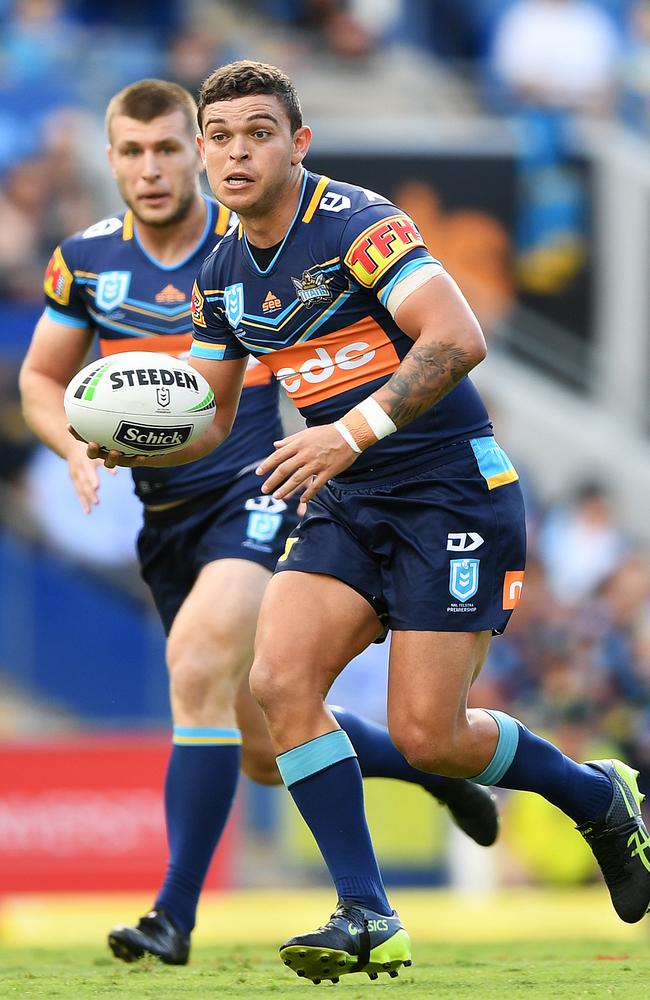 Ash Taylor has been quiet for the Titans this season. (AAP Image/Dave Hunt)