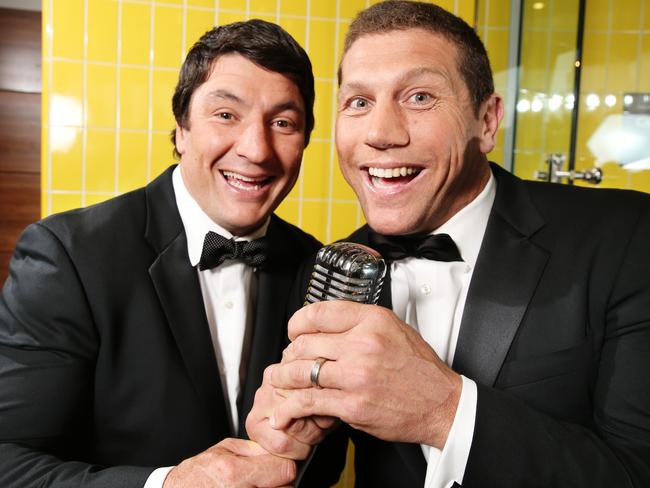 Bryan Fletcher and Nathan Hindmarsh are mainstays on Johns’ show.