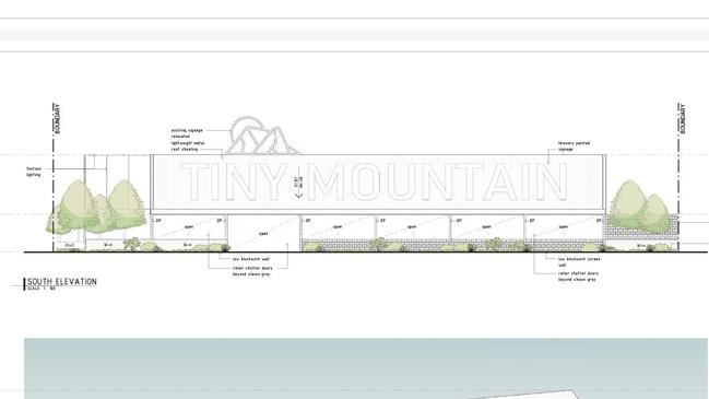 Pictures included in the Tiny Mountain Brewery Holdings development application.