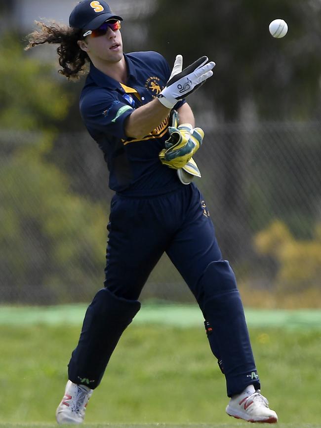 Strathmore wicketkeeper Samuel Dukic. Picture: Andy Brownbill