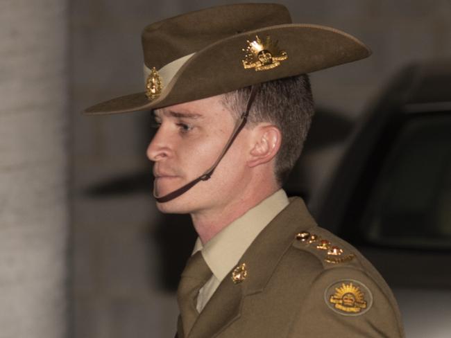 CANBERRA, AUSTRALIA - NewsWire Photos SEPTEMBER 7, 2020: Captain William Howieson leaves and ADF Court Martial in Canberra. He has pleaded not guilty to indecency and prejudicial conduct. Picture: NCA NewsWire / Martin Ollman