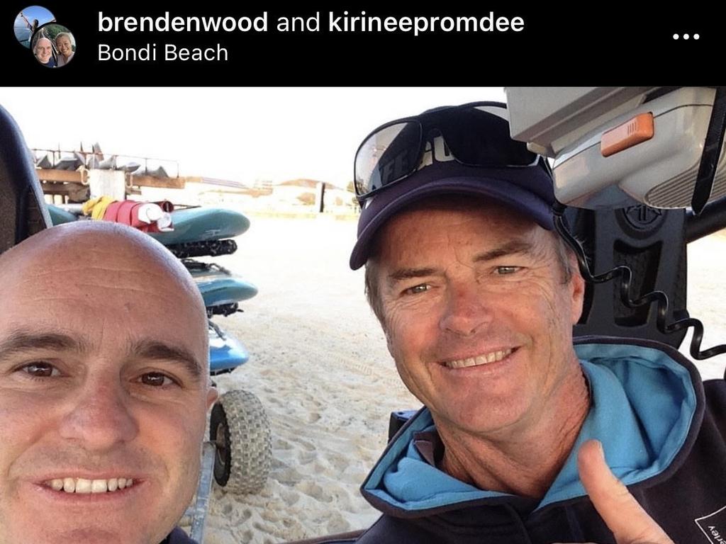 Brendan Wood and Terry McDermott. Pictures: Instagram.