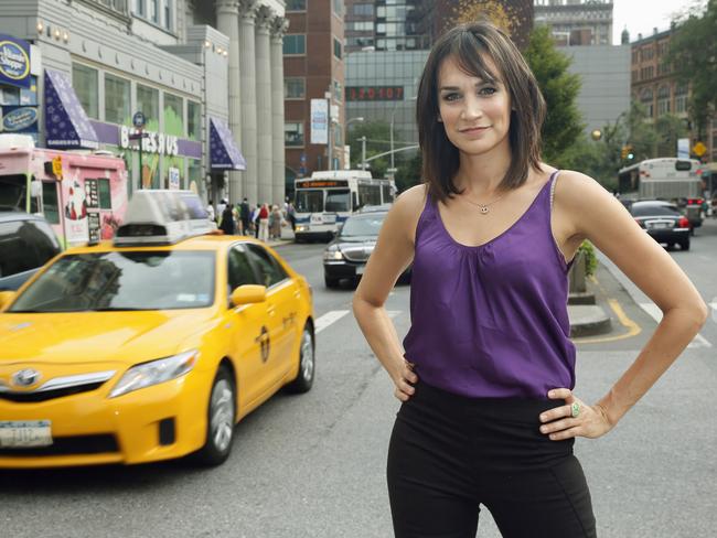 Nicole da Silva in New York's Union Square last year. Picture: Stuart Ramson