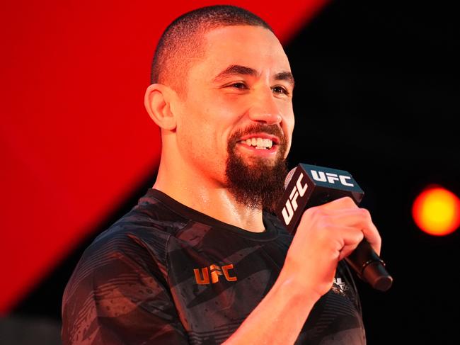 Whittaker had never heard of Aliskerov, but says he’s more dangerous than Chimaev. Picture: Chris Unger/Zuffa LLC via Getty Images