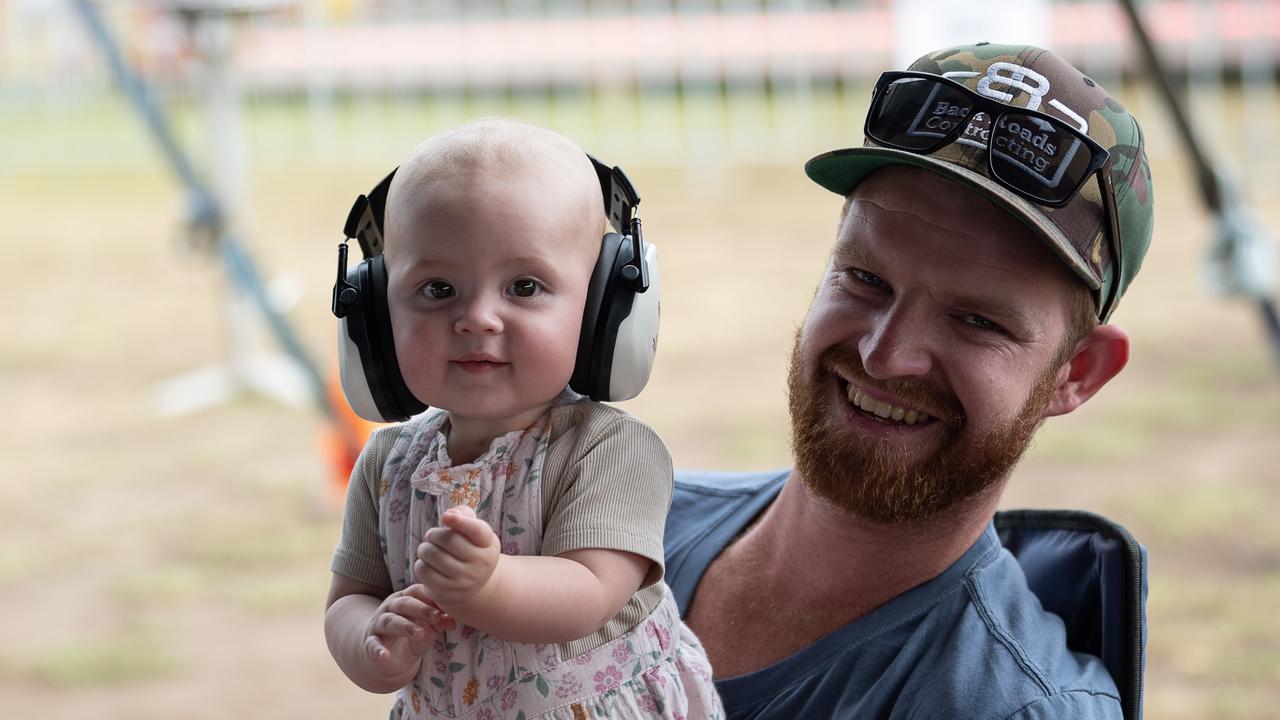 Frankie and Tyson Charles ready to Rock and Roll and the Savvanah in the Round. Picture: Emily Barker