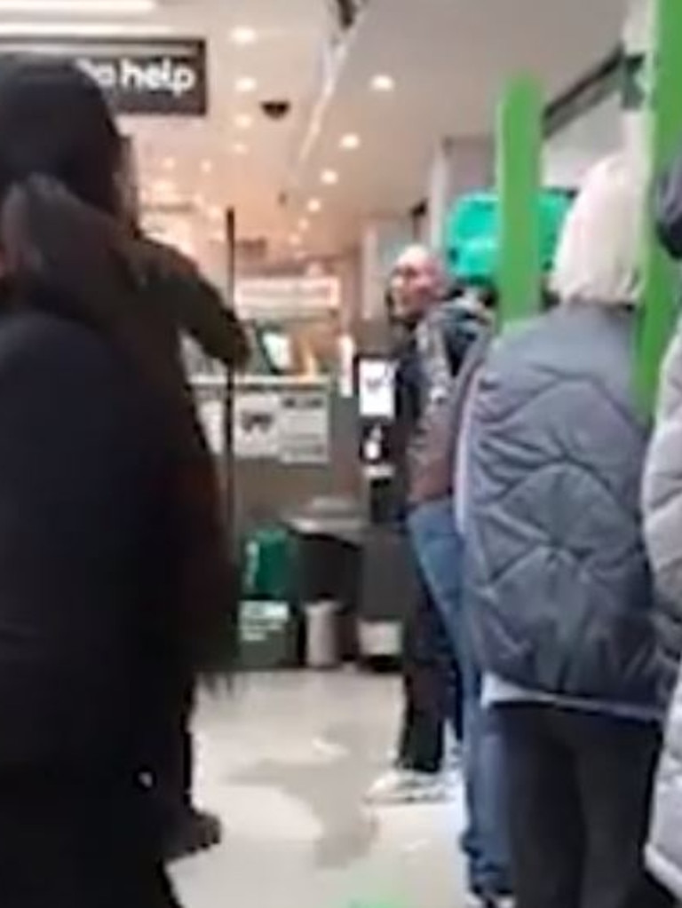 Shopper throws baskets, abuses Woolworths staff | Video