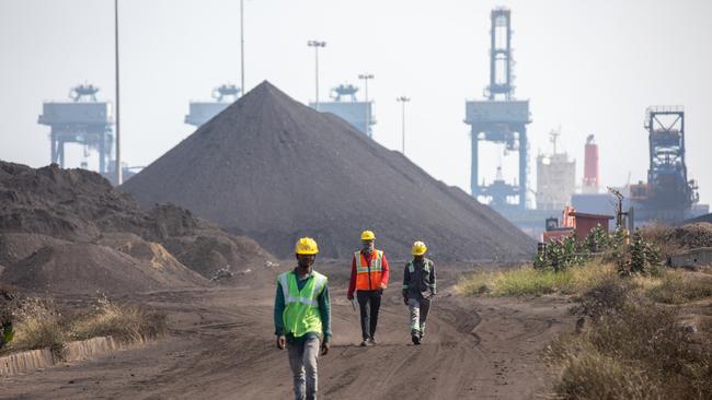 Adani's Mundra port operations. Picture: Cameron Laird