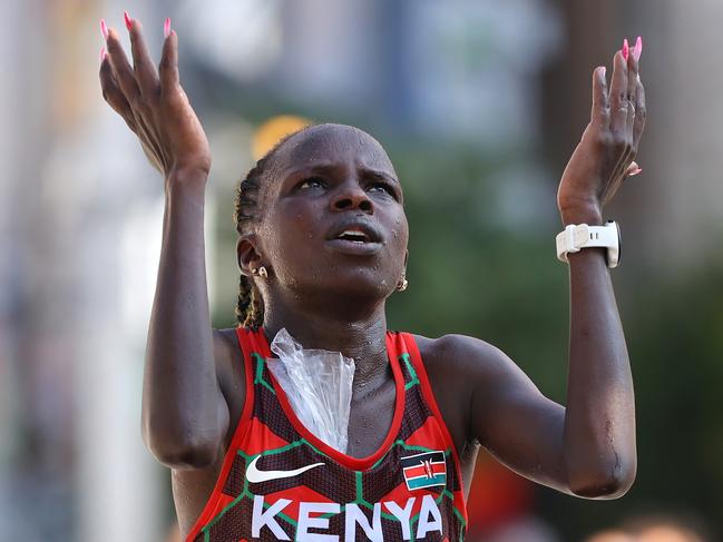 Kenyan runner Peres Jepchirchir. Picture: Getty Images