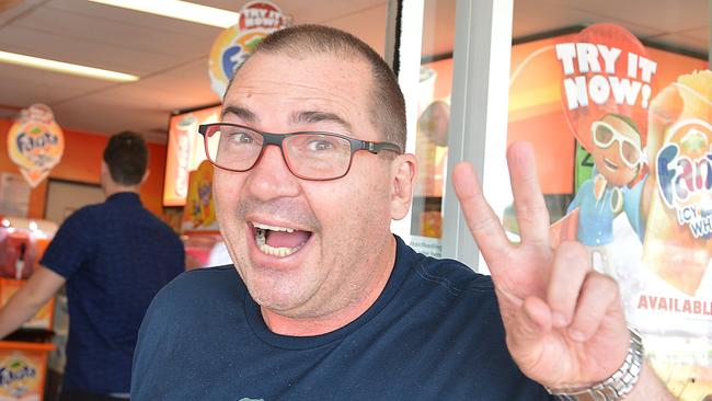 An oldie but a goodie: Bruce Devereaux in his pre-councillor days excited for a trip to the movies a few years back.  We bet he will be equally excited when he hears the cinema is reopening.  Photo Renee Albrecht