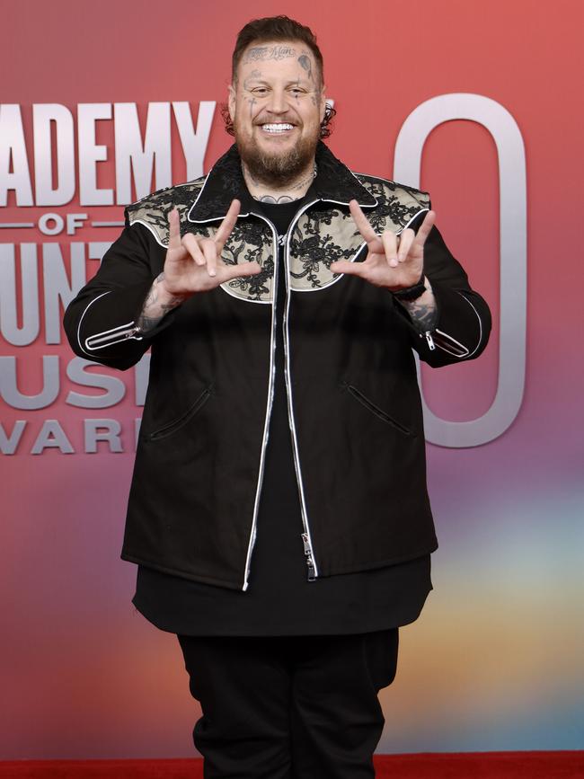 The singer has lost 90kg on his journey so far. Picture: Jason Kempin/Getty Images