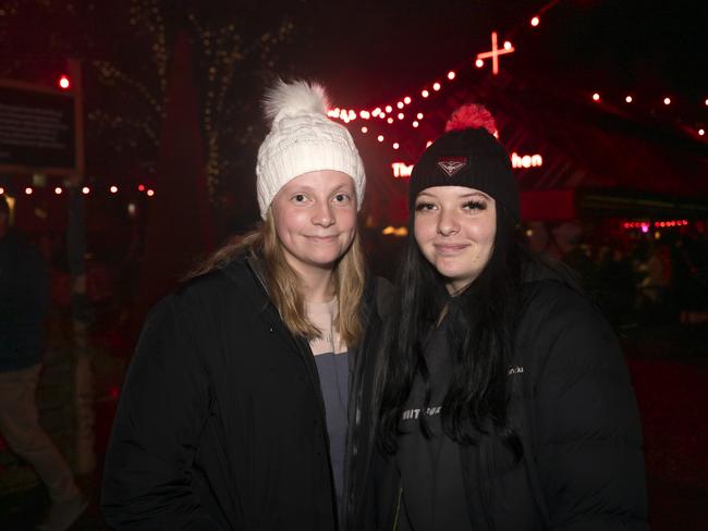 Dark Mofo 2023. Winter Feast. Olivia James and Sophie Barwick. Picture: Caroline Tan