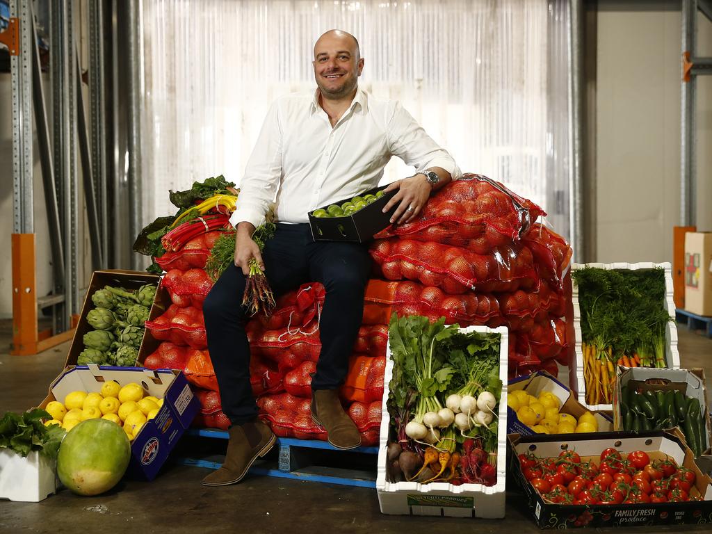 Steven Biviano, group general manager at Select Fresh Providores, at his warehouse in Tempe, NSW. Picture: Sam Ruttyn