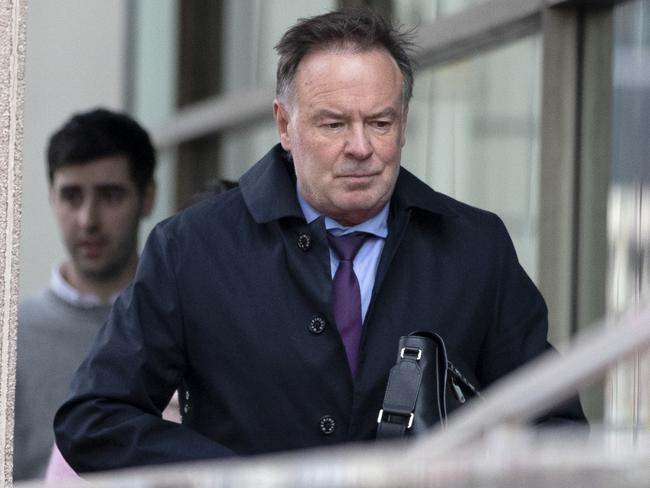 Justice Gregory Geason arrives at the Hobart Magistrates Court.  Picture: Chris Kidd