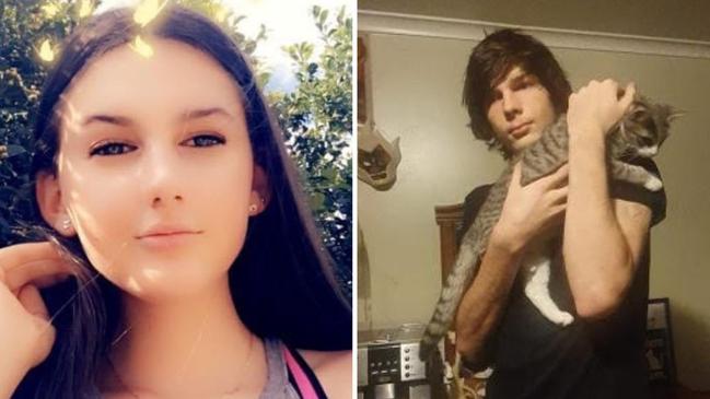 Trinity Walsh, 16, and brother Levi, 17, were on a dirt bike when it clipped the kerb, killing Levi.