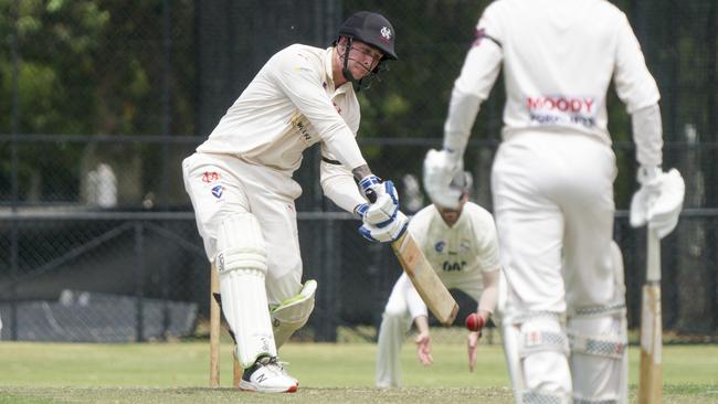 Moorabbin batter Luke Ashen smashed a brilliant 154 off 83 balls. Picture: Valeriu Campan