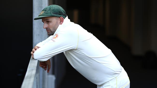 Nathan Lyon looms as Australia’s ace in the hole. Picture: Getty Images