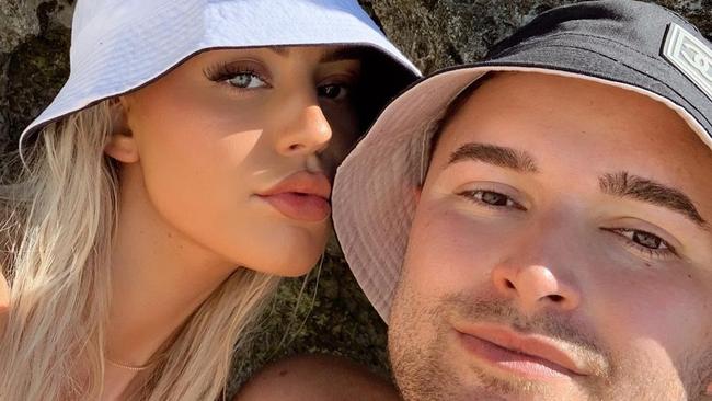 Andre Zachary Rebelo, who has a child with model Gracie Piscopo, has been charged with murdering his mother more than two years ago. Picture: Instagram